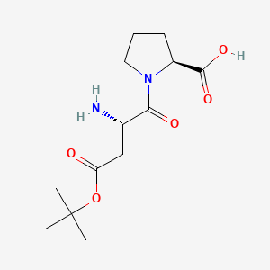 molecular formula C13H22N2O5 B561832 t-Butyl-L-aspartyl-L-proline CAS No. 64642-65-5