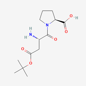 (2S)-1-[(2S)-2-amino-4-[(2-methylpropan-2-yl)oxy]-4-oxobutanoyl]pyrrolidine-2-carboxylic acid