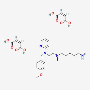 N'-(5-Aminopentyl)-N-(4-methoxybenzyl)-N'-methyl-N-2-pyridinyl-1,2-ethanediamine, Dimaleate Salt