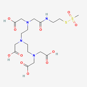 N-{2-[Bis(carboxymethyl)amino]ethyl}-N-(2-{(carboxymethyl)[2-({2-[(methanesulfonyl)sulfanyl]ethyl}amino)-2-oxoethyl]amino}ethyl)glycine
