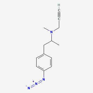molecular formula C13H16N4 B561841 rac 4-Azido Deprenyl CAS No. 1216800-93-9