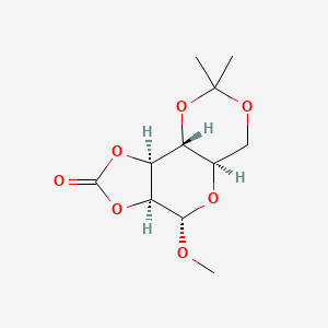 Methyl 2,3-O-Carbonyl-4,6-O-isopropylidene-alpha-D-mannopyranoside