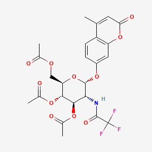 4-Methylumbelliferyl3,4,6-tri-O-acetyl-2-deoxy-2-trifluoroacetamido-a-D-glucopyranoside