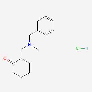 2-((Benzyl(methyl)amino)methyl)cyclohexanone hydrochloride