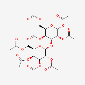 1,2,4,6-Tetra-O-acetyl-3-O-(2,3,4,6-tetra-O-acetyl-a-D-galactopyranosyl)-D-galactopyranose