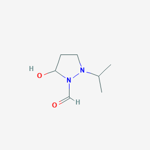 5-Hydroxy-2-propan-2-ylpyrazolidine-1-carbaldehyde