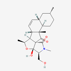 molecular formula C22H31NO5 B561885 fusarisetin A 