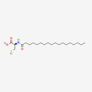 molecular formula C21H41NO3S B561896 N-Stearoyl-L-cysteine CAS No. 67603-50-3