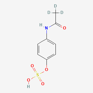 molecular formula C8H9NO5S B561908 4-Acetaminophen-d3 Sulfate CAS No. 1020718-78-8