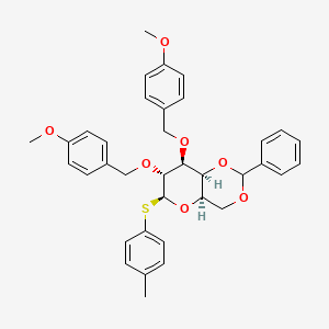 4-Methylphenyl 4,6-O-benzylidene-2,3-DI-O-(4-methoxybenzyl)-beta-D-thiogalactopyranoside