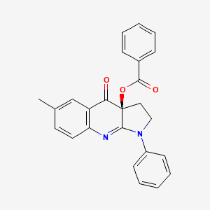 molecular formula C25H20N2O3 B561916 (S)-(-)-Blebbistatin O-Benzoate CAS No. 1217832-61-5