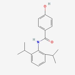 molecular formula C19H23NO2 B5619271 N-(2,6-Diisopropylphenyl)-4-hydroxybenzamide, AldrichCPR 