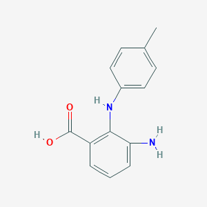 3-Amino-2-(4-methylphenylamino)benzoic acid