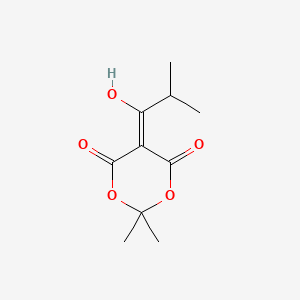 molecular formula C10H14O5 B561963 Isobutyryl Meldrum's Acid CAS No. 84794-38-7