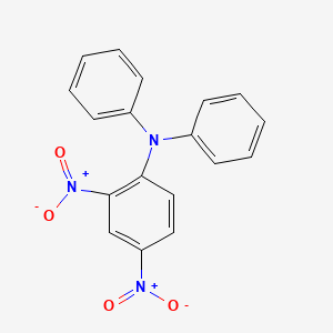molecular formula C18H13N3O4 B561979 2,4-Dinitrophenyl diphenylamine CAS No. 68522-81-6