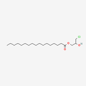 3-Chloro-2-hydroxypropyl heptadecanoate