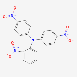 molecular formula C18H12N4O6 B561981 Bis-(4-nitrophenyl)-2-nitrophenylamine CAS No. 117847-23-1