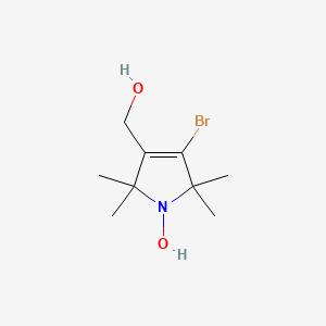 molecular formula C9H16BrNO2 B561991 4-Bromo-3-hydroxymethyl-1-oxyl-2,2,5,5-tetramethyl-delta3-pyrroline CAS No. 85591-93-1
