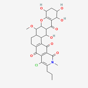molecular formula C29H32ClNO10 B561993 Kibdelone B CAS No. 934464-78-5