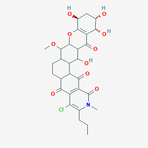 molecular formula C29H34ClNO10 B561994 KibdeloneA CAS No. 934464-77-4