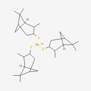 molecular formula C30H51RhS3 B562032 KVBSNKUVQDEEEZ-UHFFFAOYSA-K CAS No. 100432-49-3