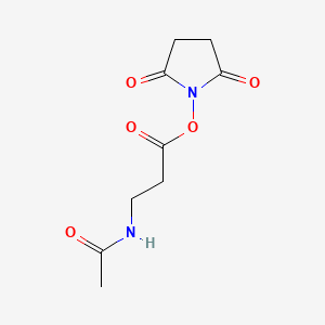 molecular formula C9H12N2O5 B562039 N-Acetyl-beta-alanine N-Hydroxysuccinimide Ester CAS No. 154194-69-1