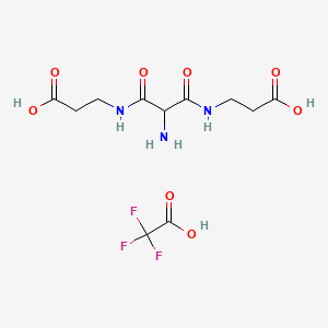 Aminomalamido-N,N'-propionic Acid Trifluoroacetic Acid Salt