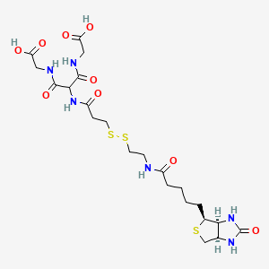 [Biotinylamidoethyl]-dithiomethylenemalonic Acid Bis(2-aminoethanoic Acid)