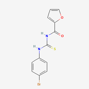 molecular formula C12H9BrN2O2S B5620615 N-[(4-bromophenyl)carbamothioyl]furan-2-carboxamide CAS No. 82366-72-1