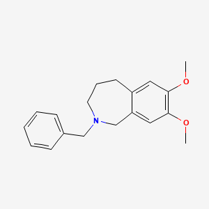 N-Benzyl-7,8-dimethoxy-2,3,4,5-tetrahydro-2-benzazepine