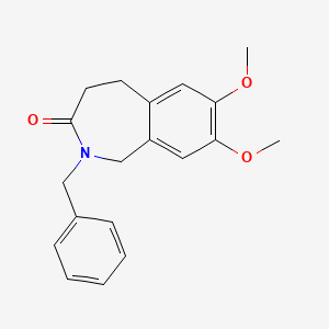 N-Benzyl-7,8-dimethoxy-2,3,4,5-tetrahydro-2-benzazepine-3-one