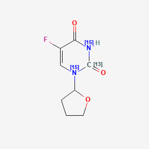 molecular formula C8H9FN2O3 B562078 Tegafur-13C,15N2 CAS No. 1189456-27-6