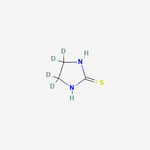 molecular formula C3H6N2S B562079 Ethylenethiourea-d4 CAS No. 352431-28-8