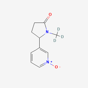 molecular formula C10H12N2O2 B562085 (R,S)-Cotinine-d3 N-Oxide CAS No. 1215561-37-7
