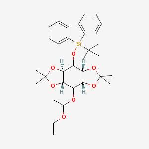 3-O-[(tert-Butyldiphenylsilyl]-6-O-(D,L-1-Ethoxyethyl)-1,2:4,5-bis-O-(1-methylethylidene)-D,L-myo-in