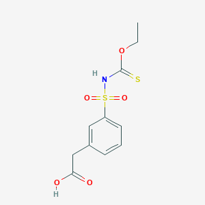 3-Ethoxythiocarbonylsulfamylphenyl Acetic Acid