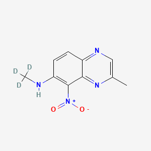 2-Methyl-7-methylamino-d3-8-nitro-quinoxaline
