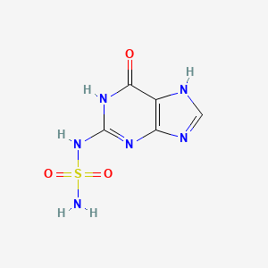molecular formula C5H6N6O3S B562110 N-(6-Oxo-6,7-dihydro-1H-purin-2-yl)sulfuric diamide CAS No. 101910-09-2