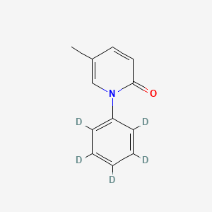 molecular formula C12H11NO B562115 Pirfenidone-d5 CAS No. 1020719-62-3
