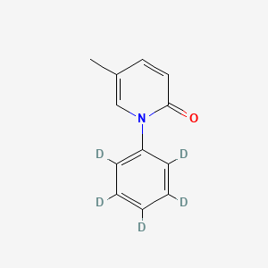 5-Methyl-N-phenyl-2-1H-pyridone-d5 (Pirfenidone-d5)