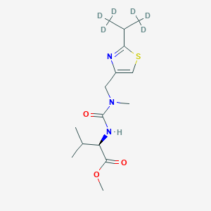 N-[[N-Methyl-N-[(2-isopropyl-1,1,1,3,3,3-d6]-4-thiazolyl)methyl)amino]carbonyl-L-valine Methyl Ester