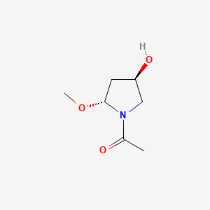 1-((2R,4R)-4-Hydroxy-2-methoxypyrrolidin-1-yl)ethanone