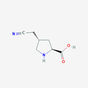 L-Proline, 4-(cyanomethyl)-, trans-