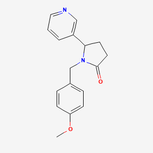 molecular formula C17H18N2O2 B562146 N-(4-Methoxybenzyl)cotinine CAS No. 887406-85-1