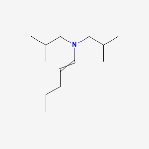 B562149 N,N-Bis(2-methylpropyl)pent-1-en-1-amine CAS No. 42298-81-7