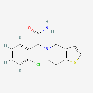 molecular formula C15H15ClN2OS B562153 Clopidogrel Amide-d4 