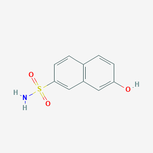 molecular formula C10H9NO3S B5621776 7-Hydroxynaphthalene-2-sulfonamide 