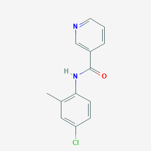 molecular formula C13H11ClN2O B5621793 N-(4-chloro-2-methylphenyl)pyridine-3-carboxamide 