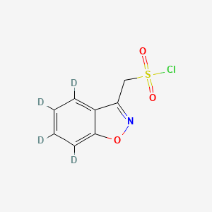 Benzo[d]isoxazol-3-yl-methanesulfonyl-d4 Chloride