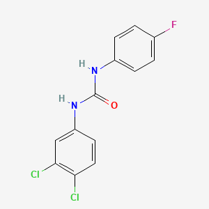 molecular formula C13H9Cl2FN2O B5622068 1-(3,4-Dichlorophenyl)-3-(4-fluorophenyl)urea CAS No. 13208-46-3